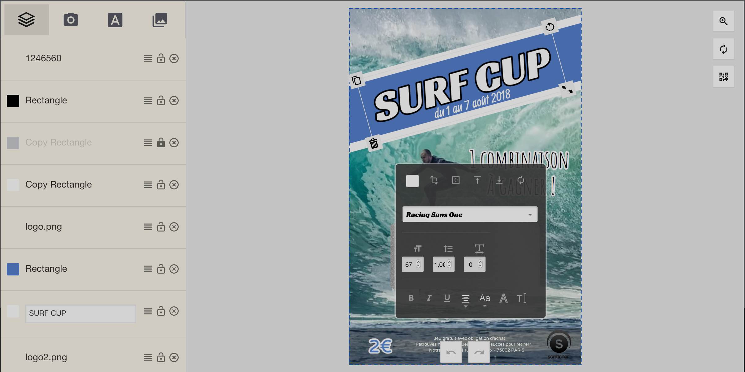 Organizar uma bela tombola para uma associação ou escola é uma maneira prática e festiva de arrecadar fundos. Para uma organização simplificada, você já pensou em criar seu próprio bilhete de tombola para raspar? Um processo que economiza as etapas de venda do bilhete físico e do clássico sorteio. No entanto, o acaso ainda faz parte do jogo!