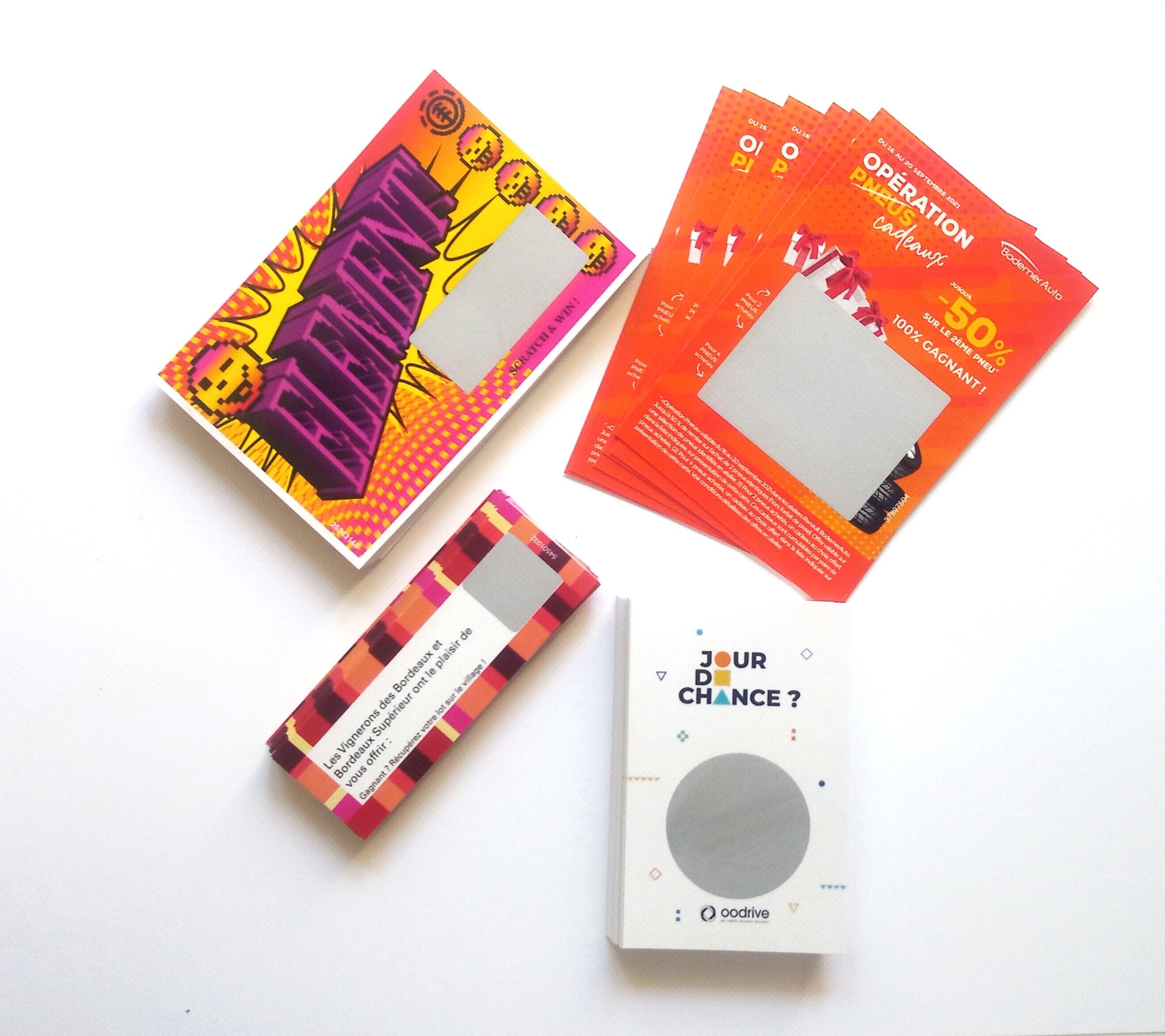 As portas abertas são uma excelente maneira para um negócio se tornar conhecido, especialmente para um clube esportivo. Geralmente organizadas no início do ano letivo ou no final das férias de verão, permitem que o clube destaque suas aulas de esportes ou equipamentos para recrutar novos membros. Para maximizar suas chances e atrair um público maior, por que não usar um meio original como o cartão de raspadinha personalizado?